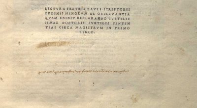 LECTURA FRATRIS PAULI
